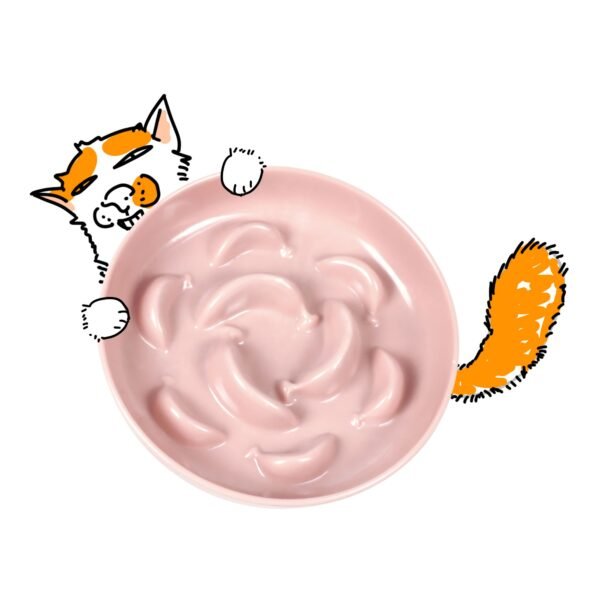 Cat Slow Feeder - Pink